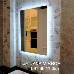 Gương soi treo tường nhà tắm có đèn led Đà Nẵng